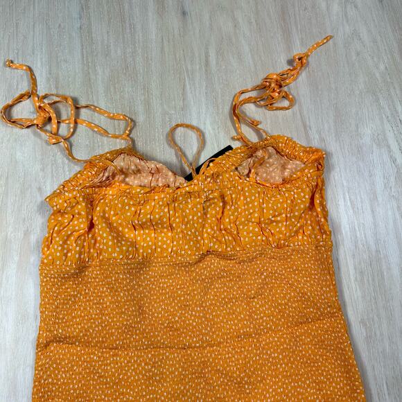 NWT Fashion Nova Yellow Always Cute Smocked Flattering Summer Mini Dress XL - Picture 7 of 13